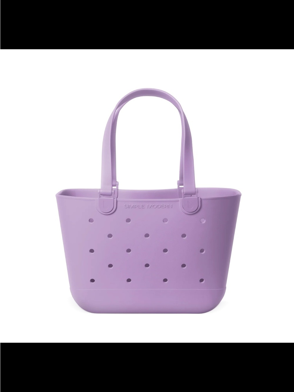 Simple Modern Getaway Tote Large- purple breeze